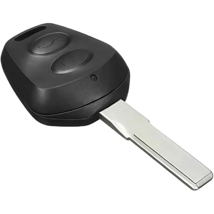 

RED Gloss Hard Plastic Key Shell Key Case Compatible for Porsche 911 996 /Boxster S 986 (FIT 2 Buttons Keyless Entry Remote Key)