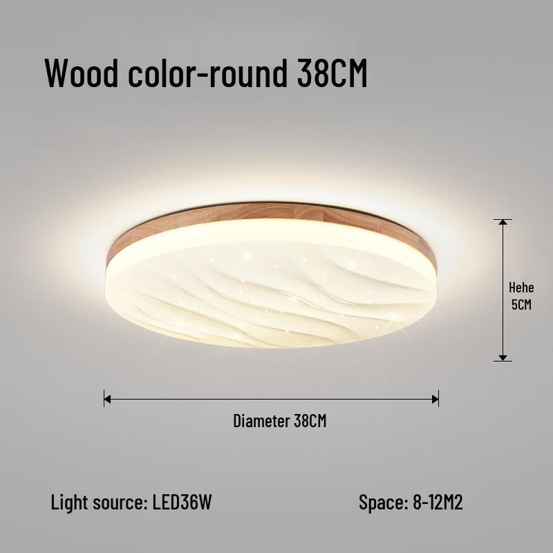 Ultra-Thin Japanese-Nordic Style Ceiling Lamp for Bedrooms & Living Rooms