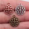 Flowers Of Life Charms Vintage Alloy Pendants For Nature Inspired Jewelry Making