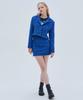 Etosome Tweed Notched Setup Skirt Blue