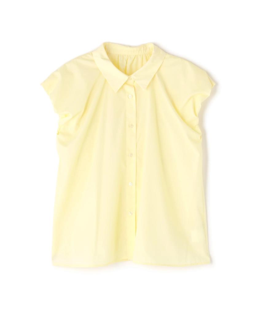 Natural Beauty Basic Balloon Sleeve Cream Yellow Women's Shirt,