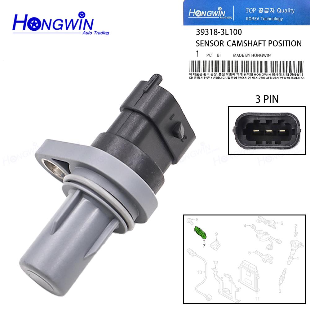 OEM:39318-3L100 Crankshaft Position Sensor for Hyundai Ioniq Electric 16  39318-3L100  393183L100 1PC