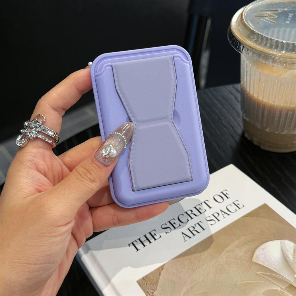 For Magsafe Wallet Holder Card Bag Magnetic Phone Kickstand Suitable for IPhone 16 15 Samsung Magnetic Phone Case Bracket Wallet