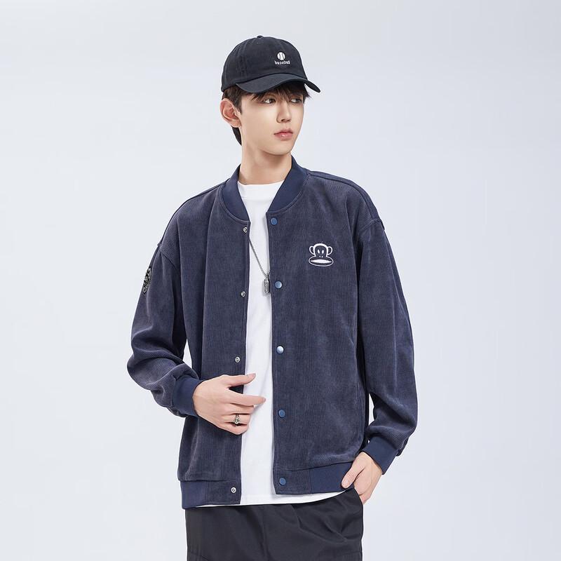

Paul Frank Men s Corduroy Casual Baseball Jacket L