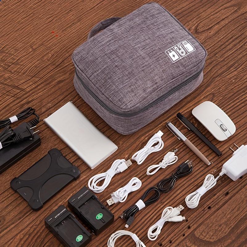 2025 New Cable Storage Bag Waterproof Digital Electronic Organizer Portable USB Data Line Charger Plug Travel