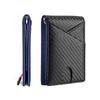 Carbon Fiber Microfiber Leather Money Clip Wallet for Men