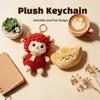 Lucky Plush Keychain Cute Zodiac Sheep Pendant Gift Lamb Mascot  Chinese New Year