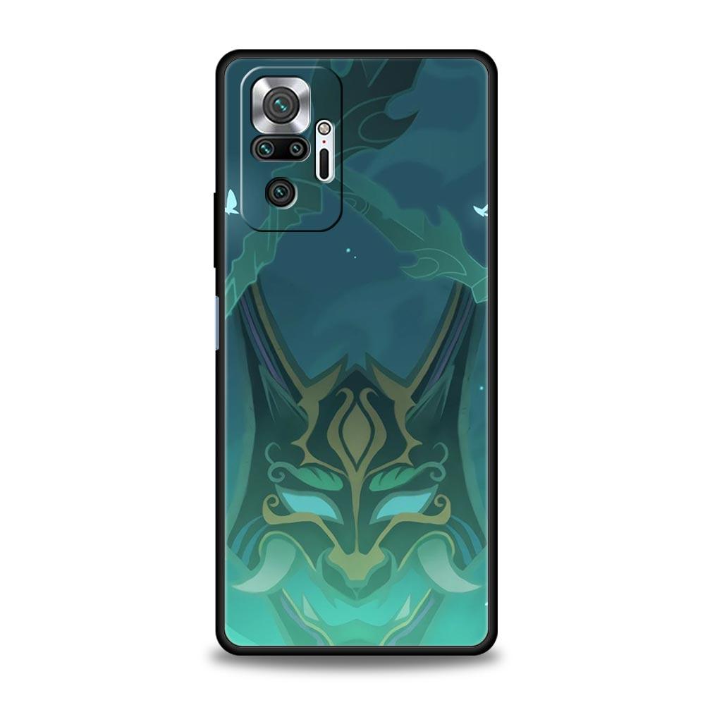 Genshin Impact Logo Phone Case For Xiaomi Redmi Note 12 5G 11 10 Pro Plus 9S 9 8 7 9T 8T 10C 9C 9A K50 Gaming Silicone Cover