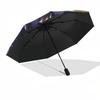 Samurai, Anime Automatic Opening and Closing, 8 rib Structure Portable Umbrella, Suitable for Men and Women in All Seasons  Perfect Gift for