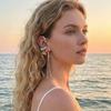Fashion Goldfish Cuff Earring with Comfortable Grip Copper Ear Accessory for Sensitive Ears and Fashion Forward Looks