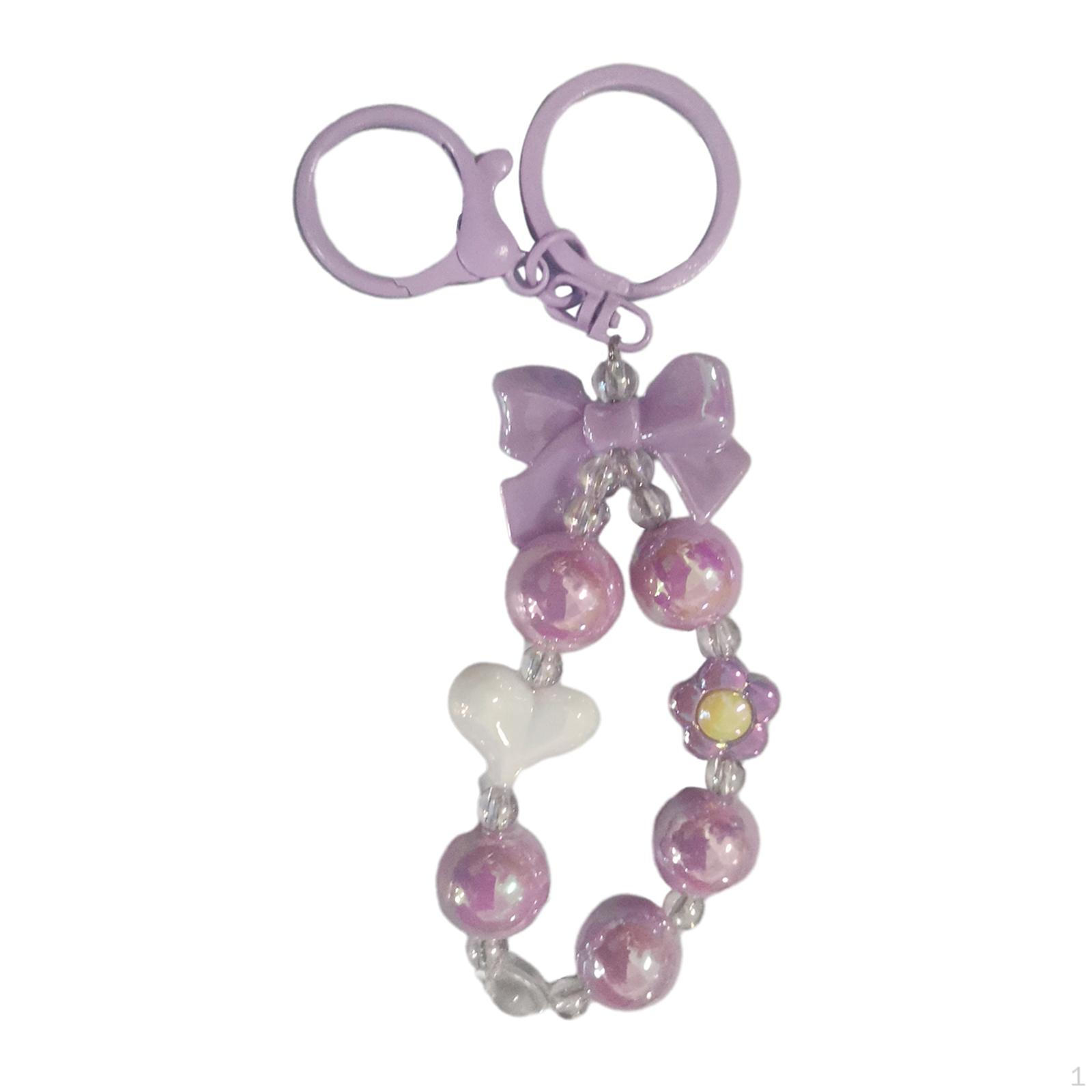 Браслет-ключ из бисера Автомобильная подвеска Кольца из бисера Карнавальные призы белый — фото 13