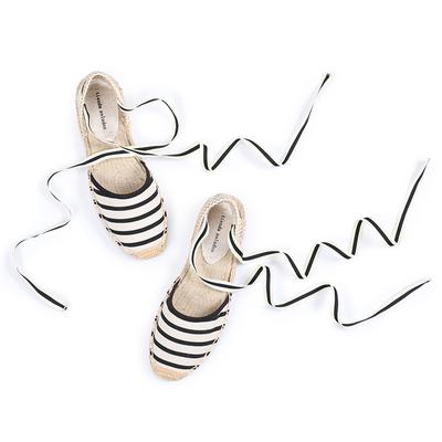 Tienda Soludos Espadrilles Schuhe Sommer frauen Strappy Off-duty Tage Laufsohle Frauen Flats Gladiator Gingham Knöchel