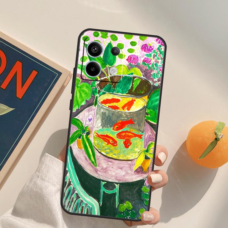 Henri Matisse Art Painting Funda For Xiaomi Redmi Note 9 10 11 12 13 14 Pro 9S 10S 11S 12S Redmi 13C 10C 12C 14C Case