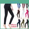 Fleece Lined Leggings For Women Winter Thermal Full Length High Waisted Supportive Pants