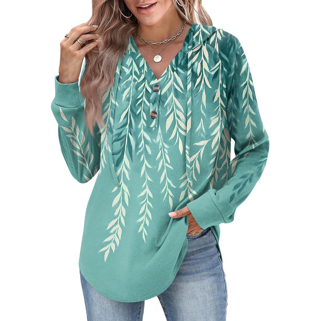 Women's Fashion Women's Lightweight Long Sleeve Pullover With Pockets Preppy Graphic Hoodie