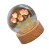 Flower Night Light Tulip Night Lamp Home Decoration Night Light Bedside Light for Office Bedroom Pink