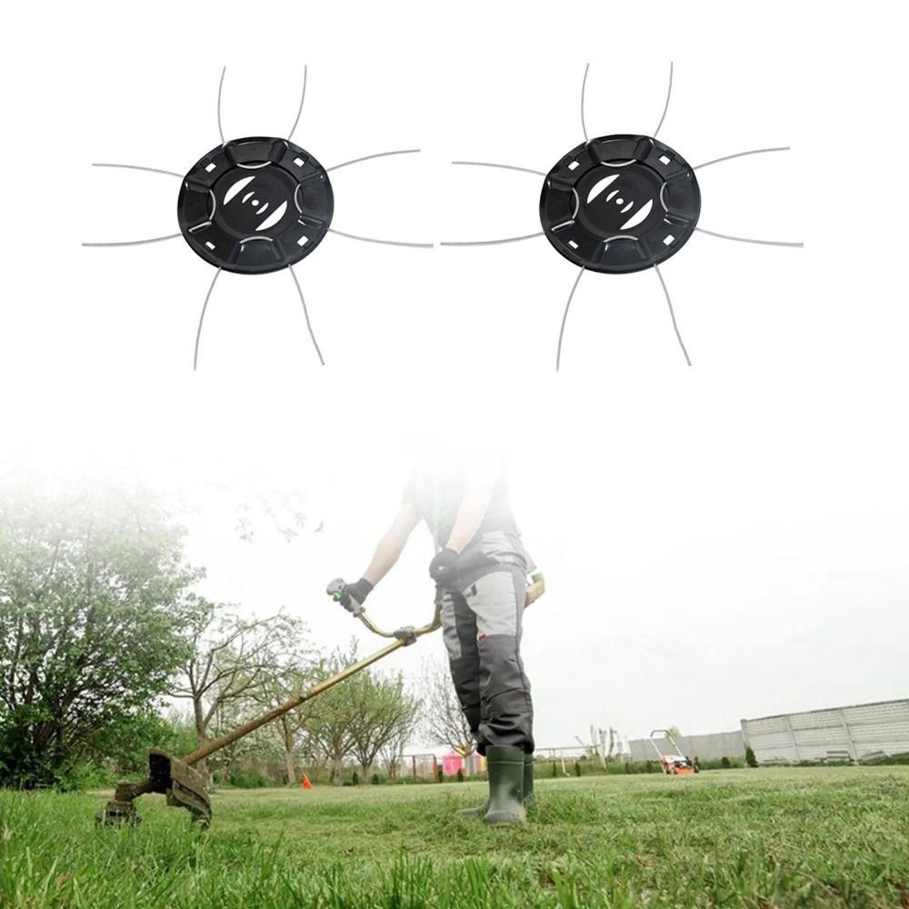 2Pcs Wear-resistant Grass Trimmer Head High-Efficiency Weeding Tool  Household Garden Tools