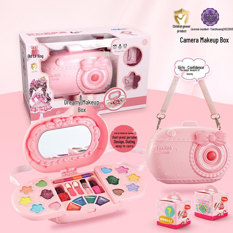 Washable Children's Makeup Toy Set - Little Princess Handbag Birthday Gift