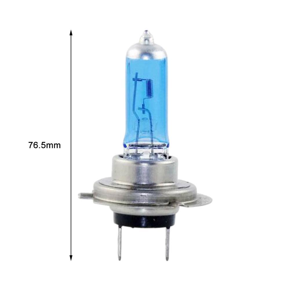 2pcs 6000k Super Bright White H7 Halogen Bulb 12V Car HeadLight Bulb h7 55w 100w Halogen Lamp Car HeadLight Replacement Bulb