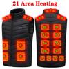Smart Heating Vest with Graphene Technology – Available In 9, 13, 15, and 17 Heating Areas for Men & Women
