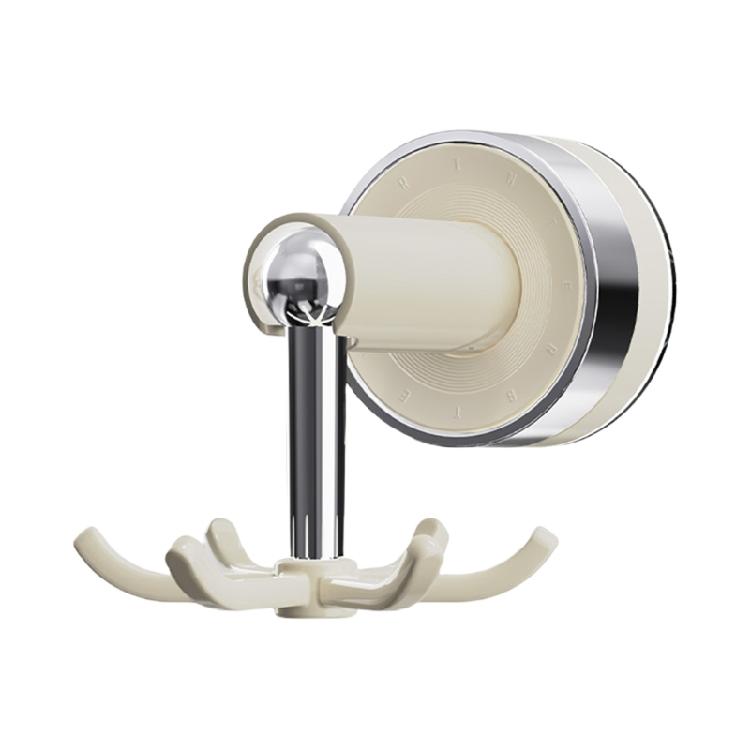 strong  ABS 6 Claw Rotating Suction Hook No Drilling need Space Saving Kitchen Storage for Kitchen Wall Storage