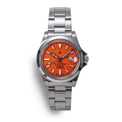 NAVAL WATCH Produced by Orange Dial 3 Links Metal Band LOWERCASE:FRXA016 / S/S