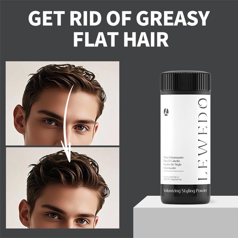 Haar Flauschiges Puder Haarschnitt Design Erhöht Haarvolumen Frizz Fixiert Langanhaltendes Modell Erfrischend Männer Und Frauen Haarstyling Puder