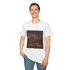 Cowboy Horse Western Music Post Apocalyptic Country Unisex Softstyle T-Shirt