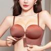 Biustonosz damski push-up z zapięciem z przodu Bezszwowy bez fiszbinów Bez pleców Dodający miseczkę Gruba miseczka Biustonosz Sexy z niskim tyłem Wielofunkcyjny biustonosz Zbierający Bielizna Damska