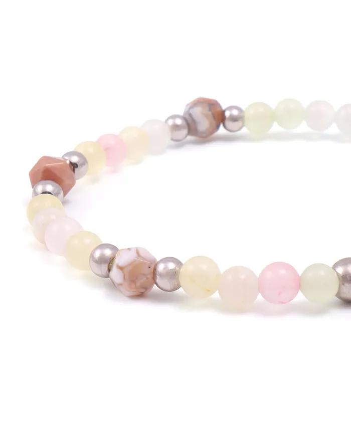 Natural Color Mix Bracelet (PLT-BR-075_YL)