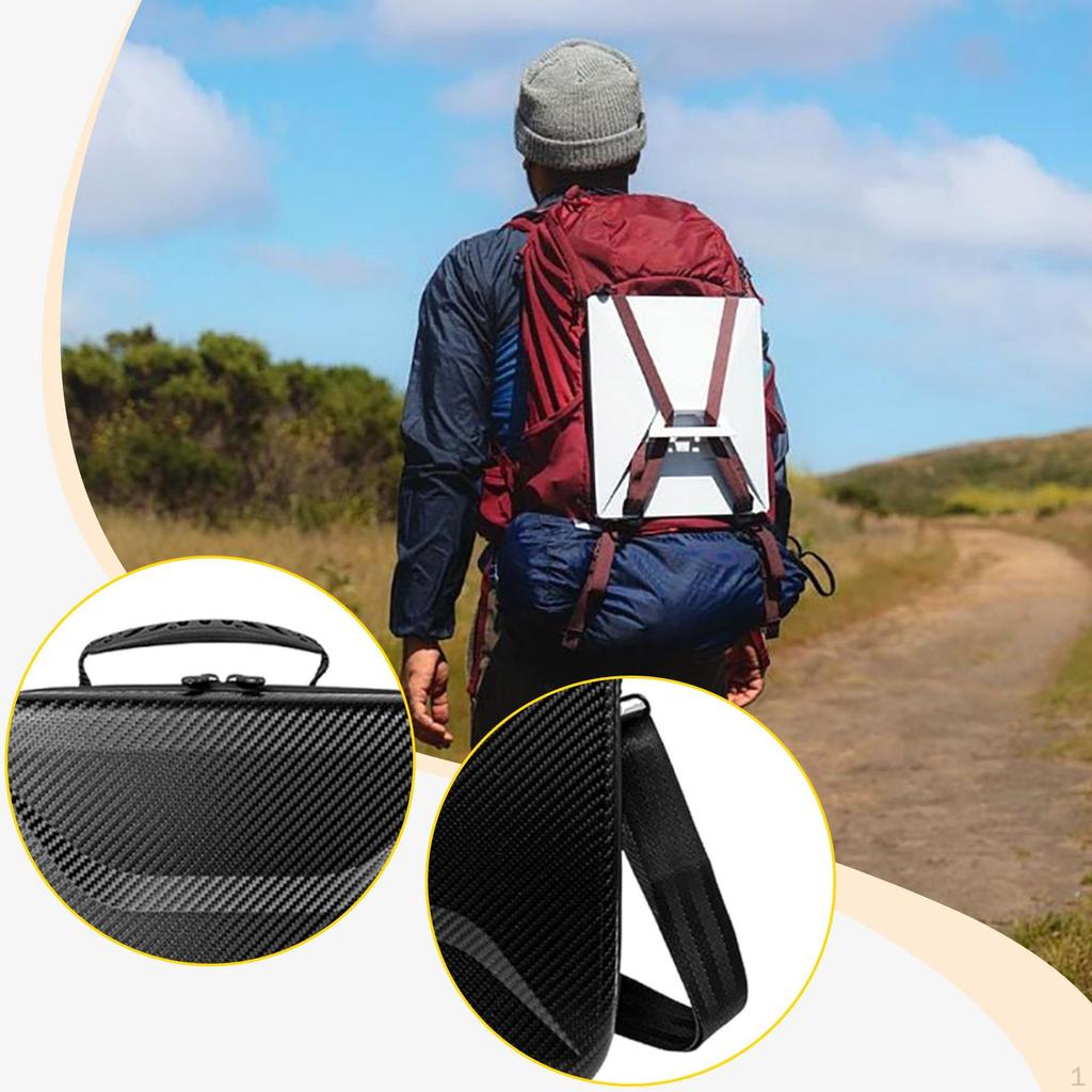 EVA Travel Hard Case for Mini with Shoulder Strap Resistant Dustproof 35x30x11.5cm