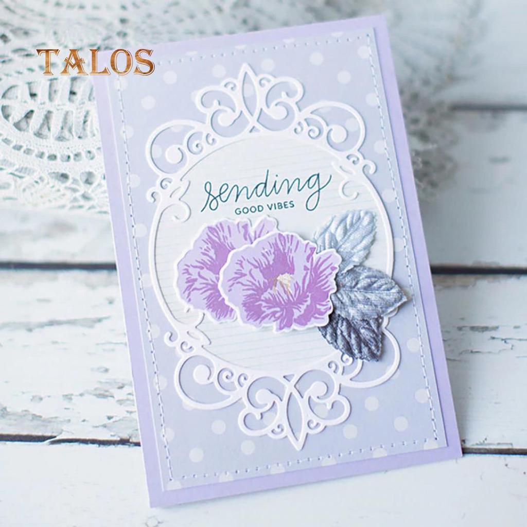 Cheap THT Frame Lace Corner Metal Cutting Dies DIY Scrapbook Paper ...