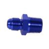 Aluminum Male Flare AN6 To 3 8  NPT Straight Fuel Oil Fitting Adapter Blue