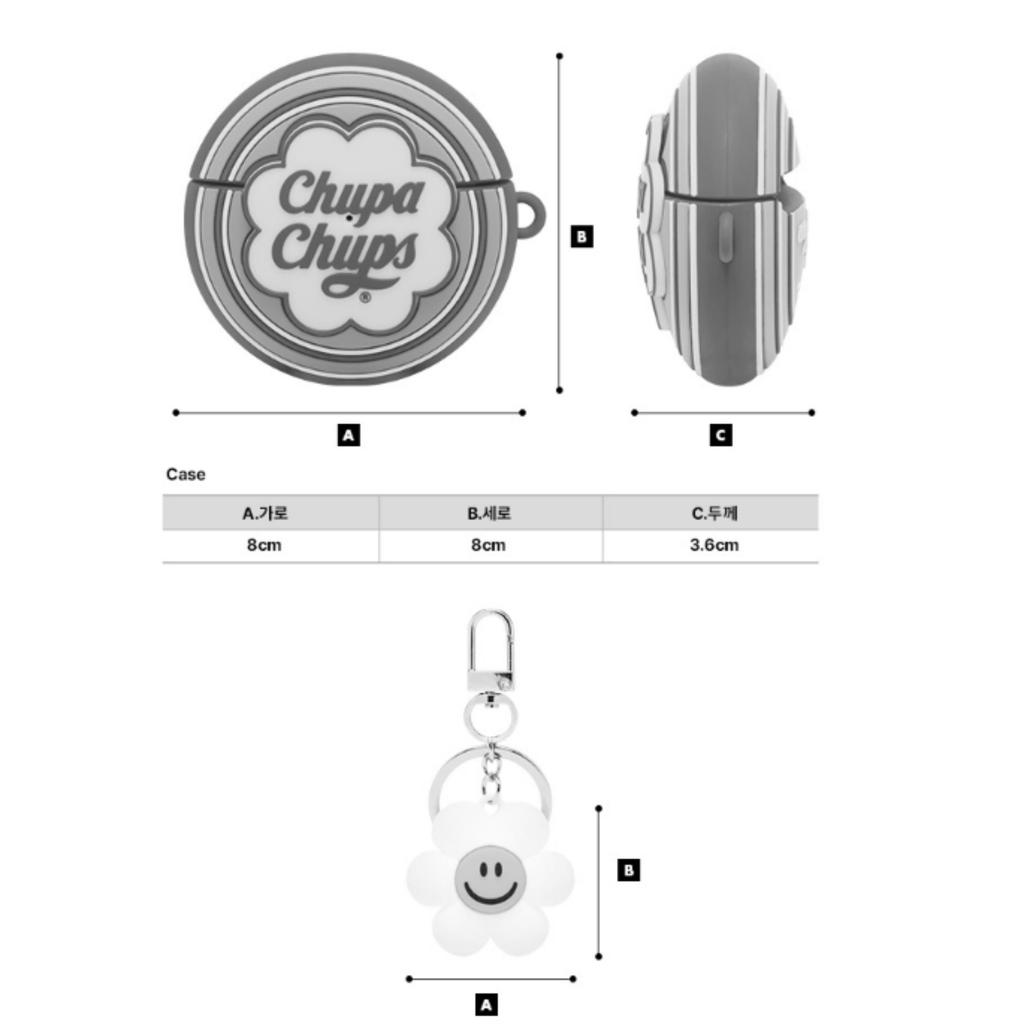 Chupa Chups X Wiggle Wiggle AirPods 3 Case Keyring – Cute Protective AirPods Case with Keychain