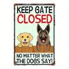 Vintage Dog Metal Wall Sign Retro Tin Plaque Home Decor