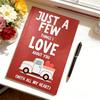 Love Notepad Just A Few Things I Love Message Book Heartfelt Journal for Couples Romantic Gift for Anniversary Valentine's Wedding