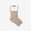 Abiruz Women's Casual Socks WSP-32 Beige 3-Piece Set