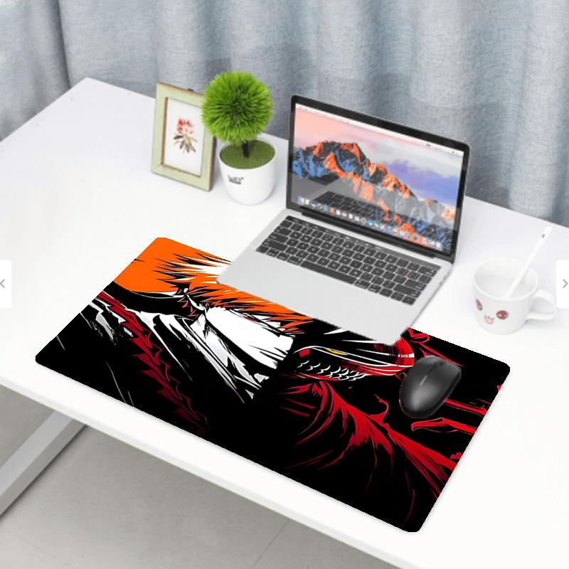 BLEACH Print Mouse Pad, Anti‑Slip Desktop keyboard Mat, for PC Laptop Gaming Working Daily Use, Cool Festival Surprise Gift