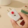 New 2 Prong Electric Power Plug With On Off Switch And Thick Pure Copper Pins 10A 250V For Home Office Daily Use