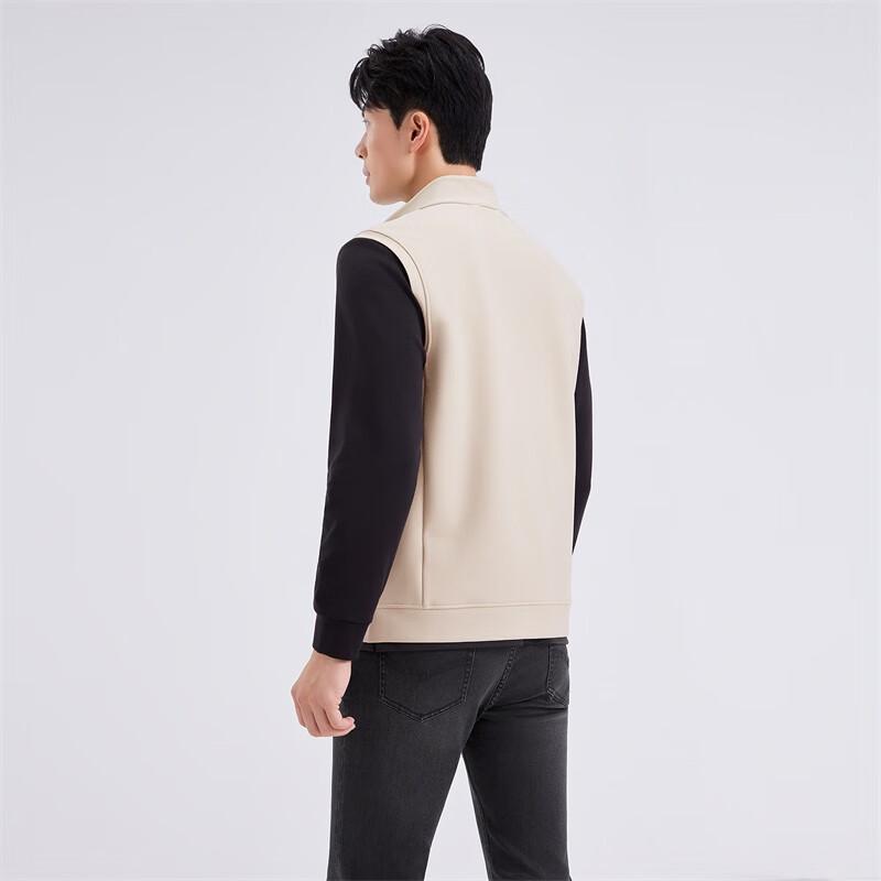 LEXTON Men's Stand-Collar Zipper Vest