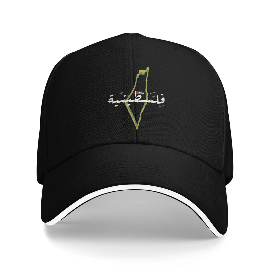 Palestinian Map Baseball Cap Fashion UnisexTeens Trucker Hat Wholesale Print Kpop Rock Baseball Caps Birthday Gift