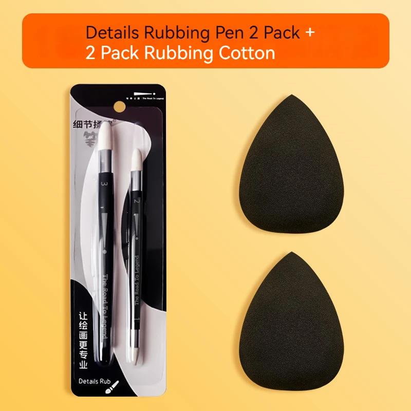 Artist Blending Pen Washable Sketch Rubbing Sponge Brush Drawing Highlight Artist Correction Detail Eraser Pen Sketch Clean Tool