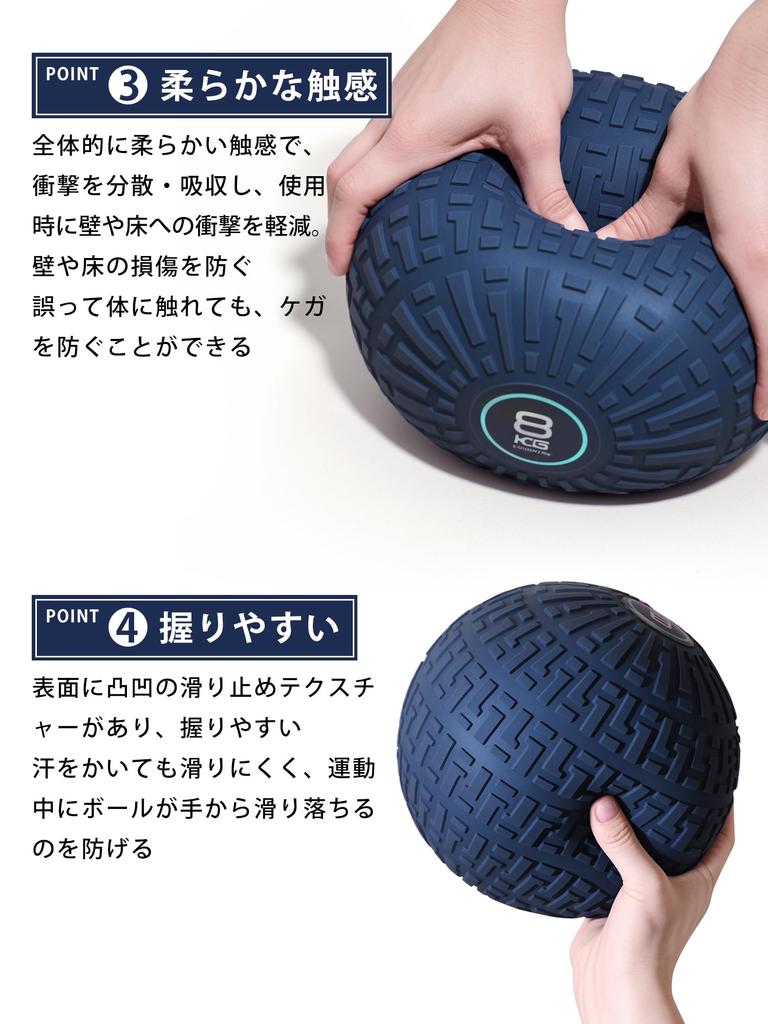 PROIRON Medizinball, 2 kg, Trainingsgewichtskugel, Krafttraining Ball, Medizinball, Stabiler Schwerpunkt, Weiche Haptik