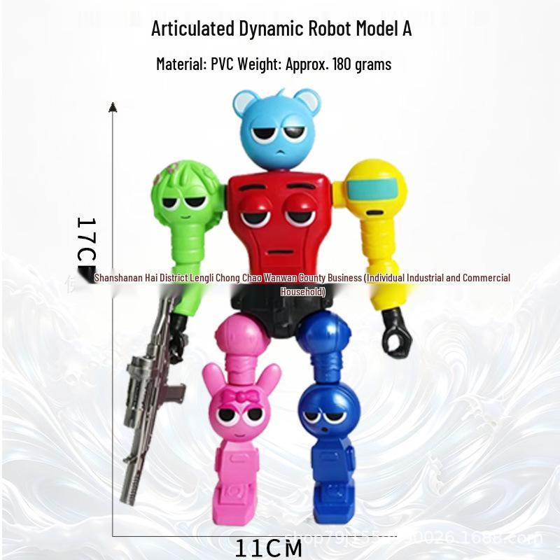 17CM Articulated Anime Game Figure with Detachable Parts