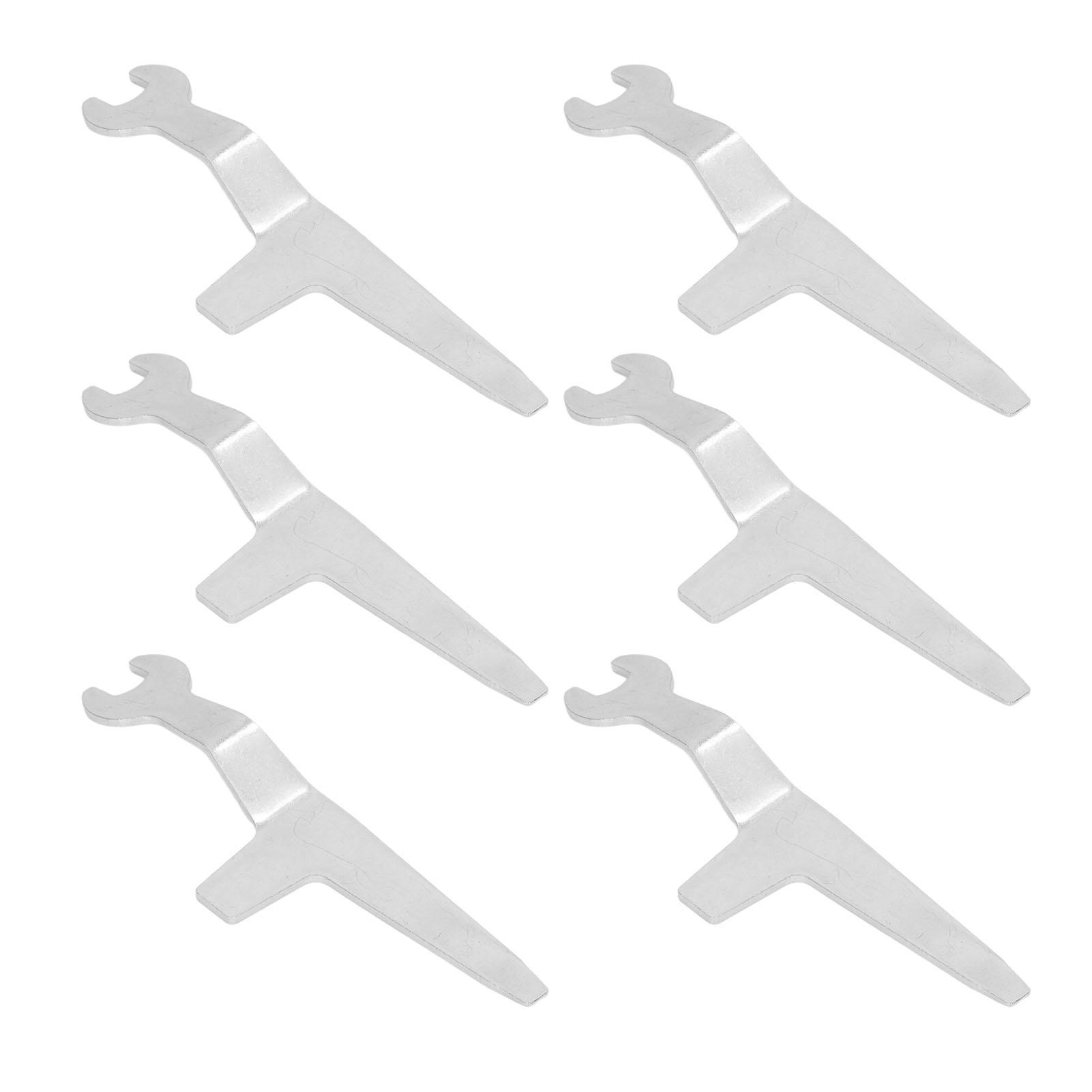 

6 шт. Ключ для вязальной машины Нержавеющая сталь Прочный Маленький размер Ключ для вязальщицы свитеров для ремонта