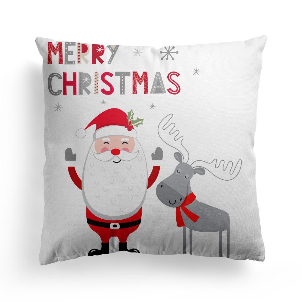 New Christmas Pillowcase Christmas Tree Holiday Sofa Pillow Cushion Cover