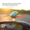 Flying Bird Motorcycle Car Creative Decorative Piece, Wind-powered Plug-in Car Decoration Simulation Bird Feng Shui Decorative Piece