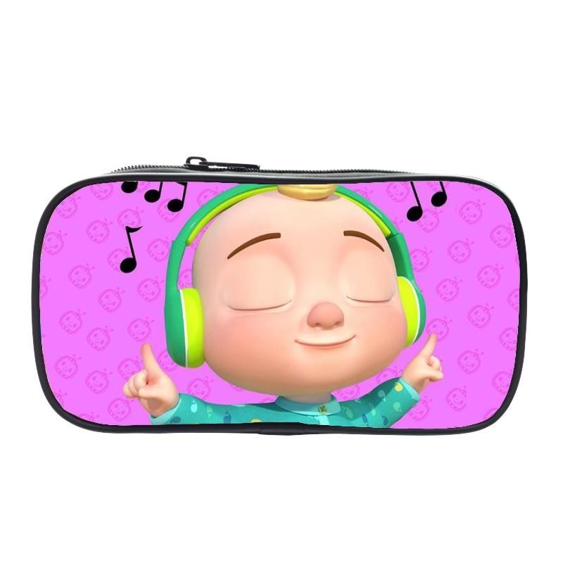 Cocomelon Pencil Box Large Capacity Storage Bag Ideal For Students And Kids