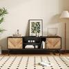 TV Cabinet, TV Table with Versatile Storage Space, TV Cabinet with Stable Metal Legs