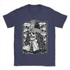 Men's T-Shirt Vlad Dracula A Skull Portrait Casual Pure Cotton Tee Shirt Short Sleeve T Shirts Crewneck Tops Graphic